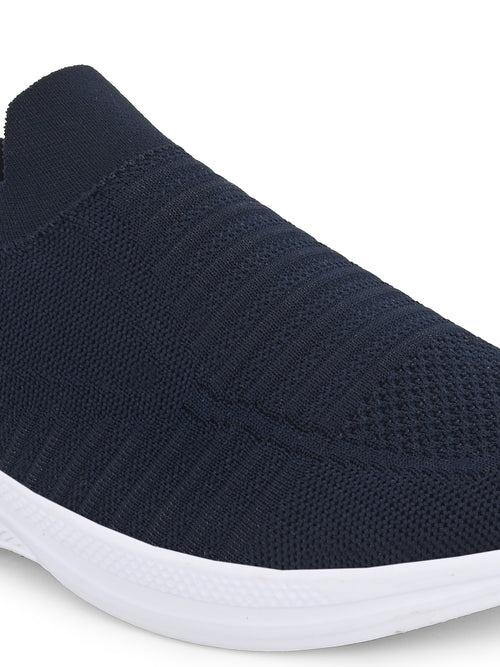 Declan Navy Slip-On Sneakers