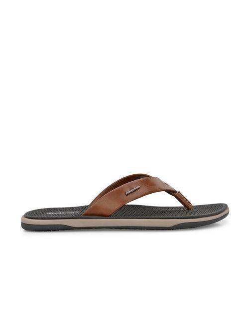 Matrix Tan Casual Slippers