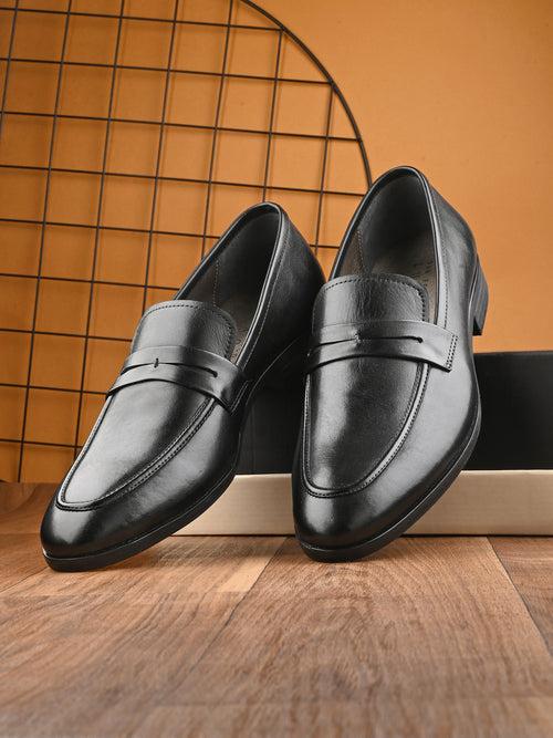 Ukiyo Black Formal Slip-Ons