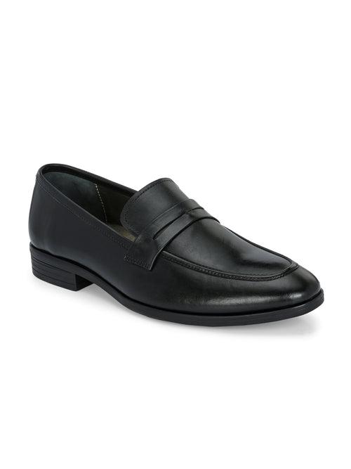 Ukiyo Black Formal Slip-Ons