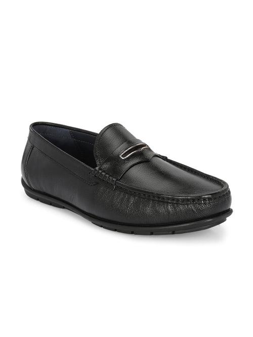 Grenade Black Loafers