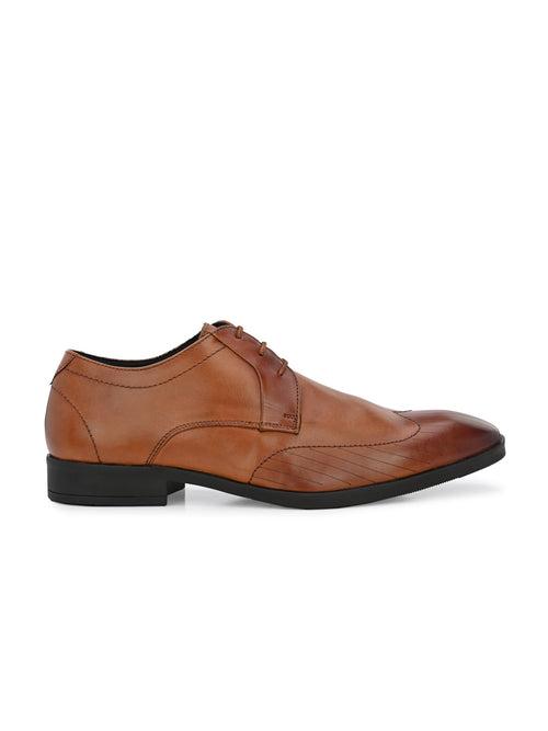 Lane Tan Derby Shoes