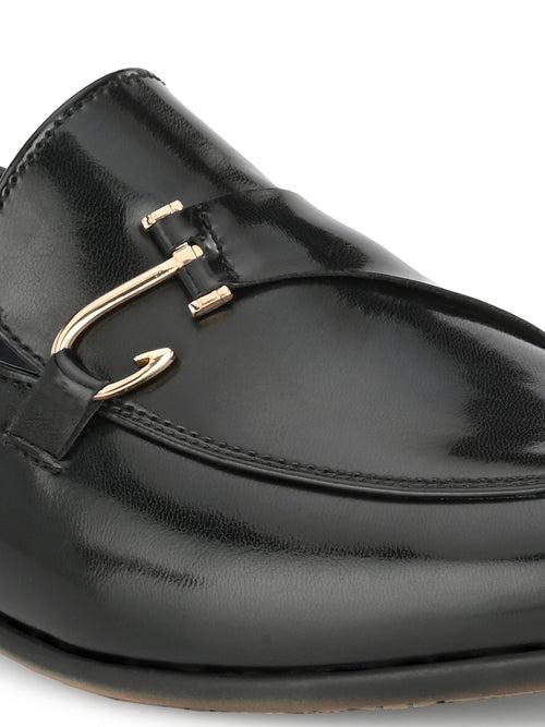 Arrow Black Formal Slip-Ons