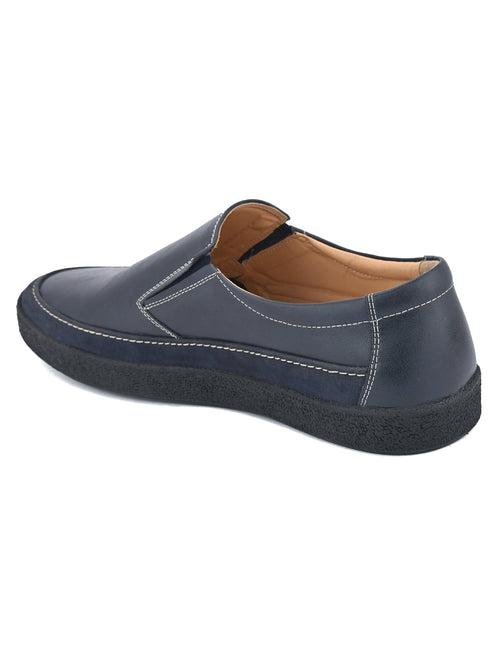 Randall Blue Moccasins