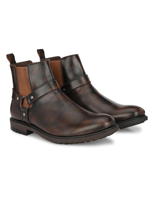 Kai Tan Mid-Ankle Boots