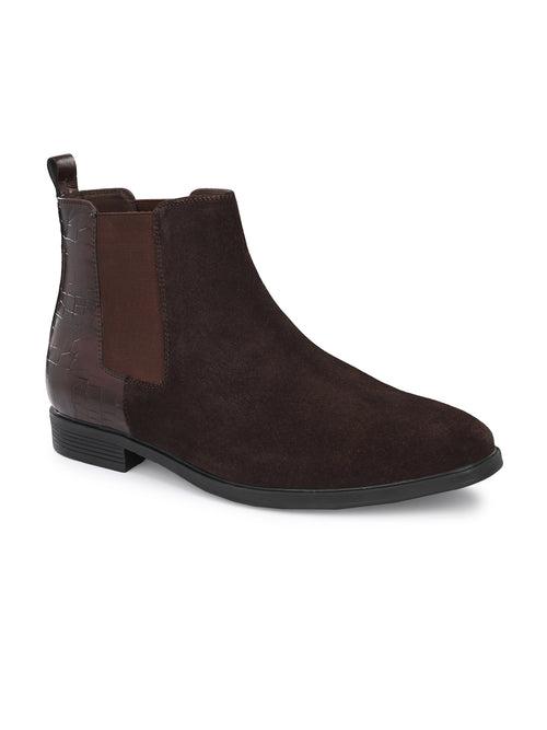 Homme Brown Chelsea Boots