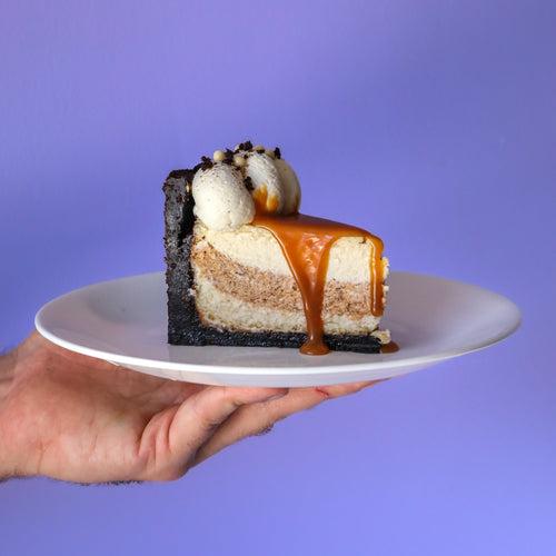 Pumpkin Oreo Salted Caramel Cheesecake