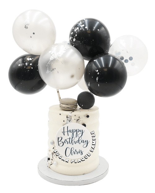Black & Silver Balloon Extravaganza