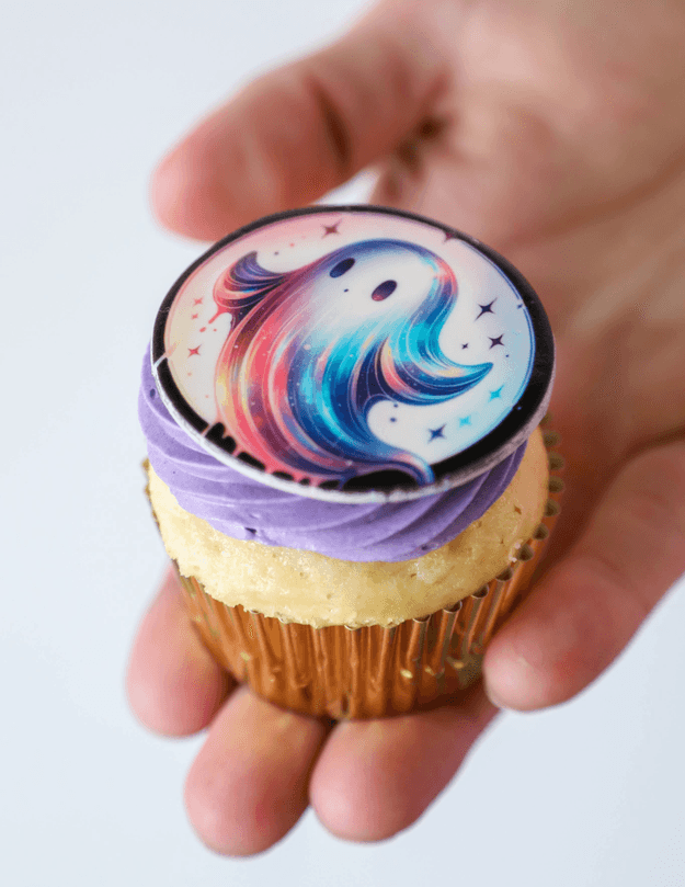 Iridescent Ghosts Box of 6 Cupcakes