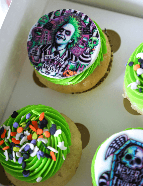 Beetlejuice Box of 6 Cupcakes