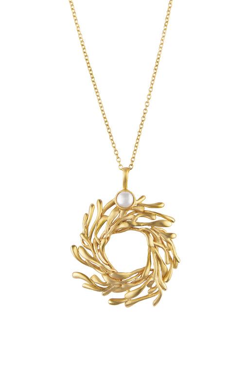 Lila Pendant- Goldplate