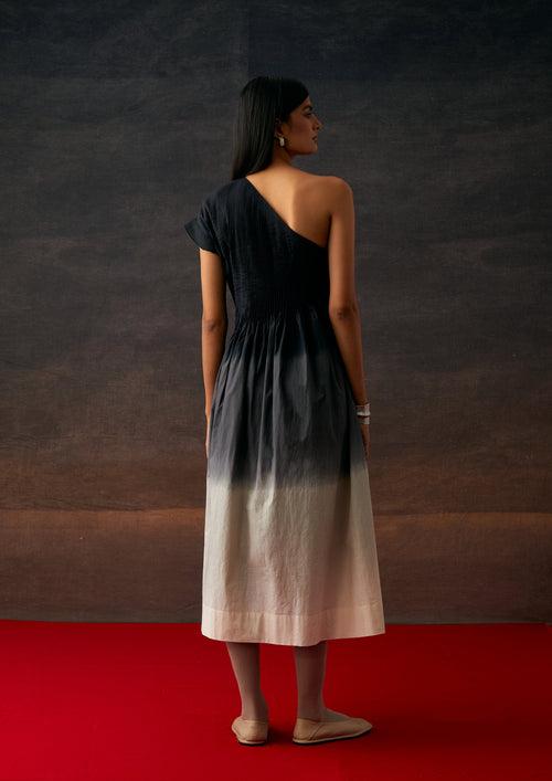 Arc asymmetrical dress