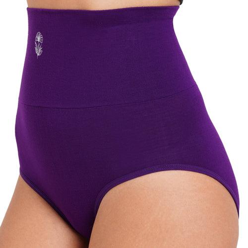 Super Soft Bamboo Fibre Antimicrobial Seamless Tummy Tucker-ISP067-Acai-