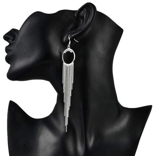 Yellow Chimes Chain Hangings Tassel Earring for Women & Girls