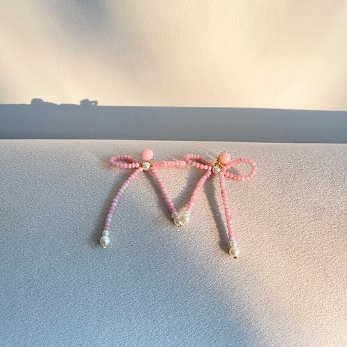 BOW Dangler [Pink Opals]