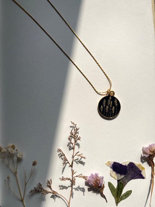 WILDFLOWERS { black enamel }