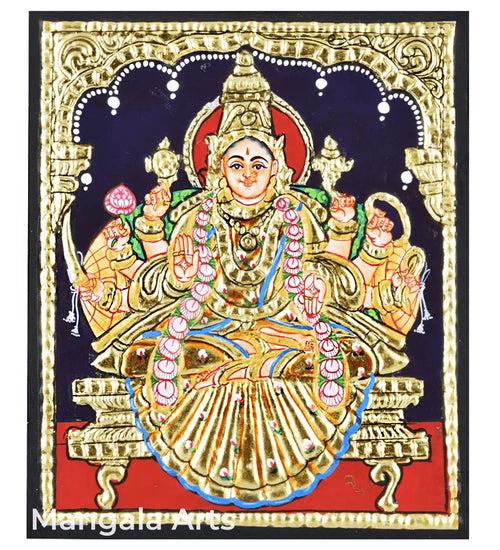 Ashta Lakshmi Vijaya Lakshmi Tanjore Painting