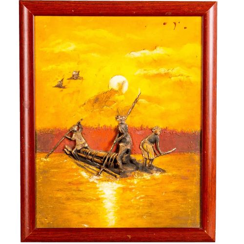 Boat Mural Work Wall Decor