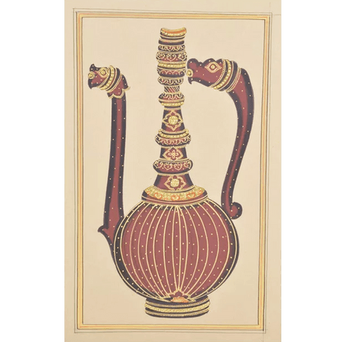 Long Jaadi Paper Gold Paint Tanjore Painting