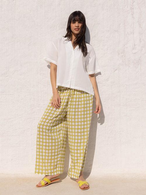 Set of 2 - Mona Lisa Shirt and Palazzo Pants