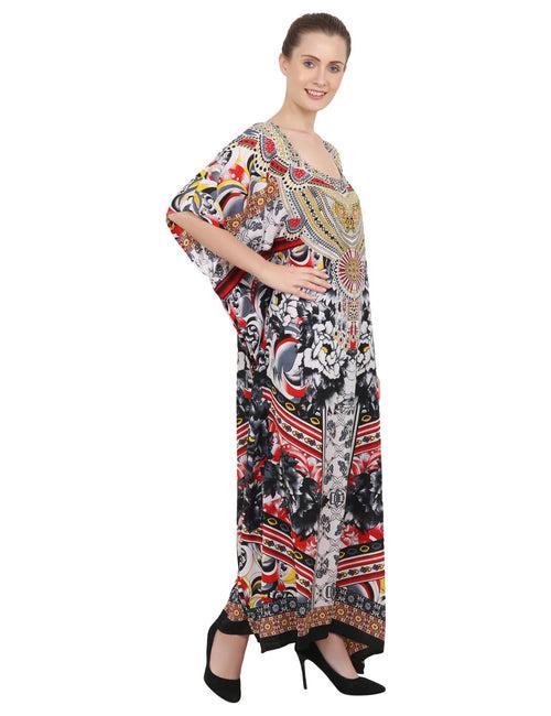 Womens Kaftans Kimono Maxi Style Dresses in One Size (133)