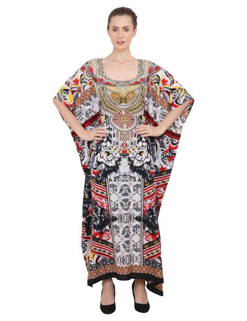 Womens Kaftans Kimono Maxi Style Dresses in One Size (133)