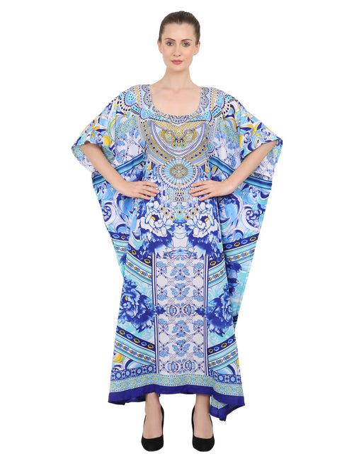 Womens Kaftans Kimono Maxi Style Dresses in One Size (133)