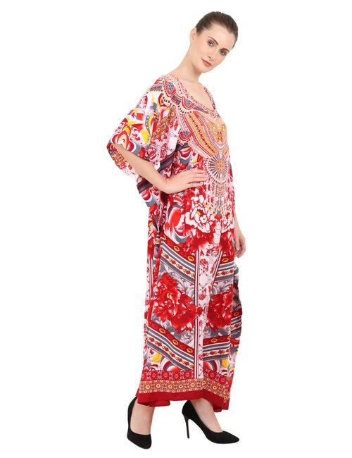 Womens Kaftans Kimono Maxi Style Dresses in One Size (133)