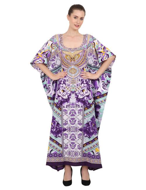 Womens Kaftans Kimono Maxi Style Dresses in One Size (133)