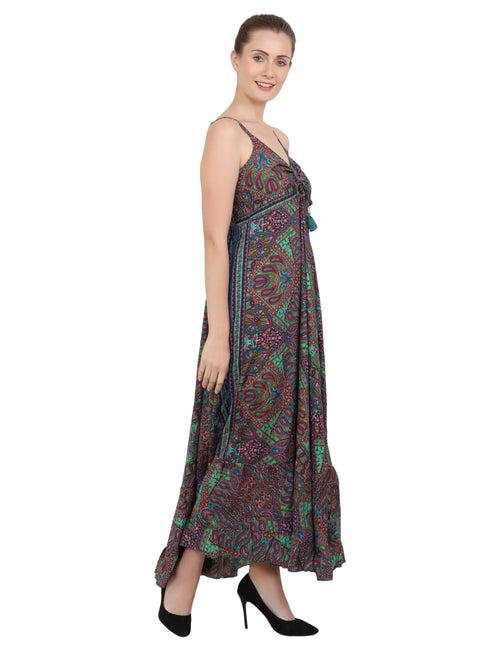 Women Casual Boho Style Maxi Dresses in Two Sizes (P83)