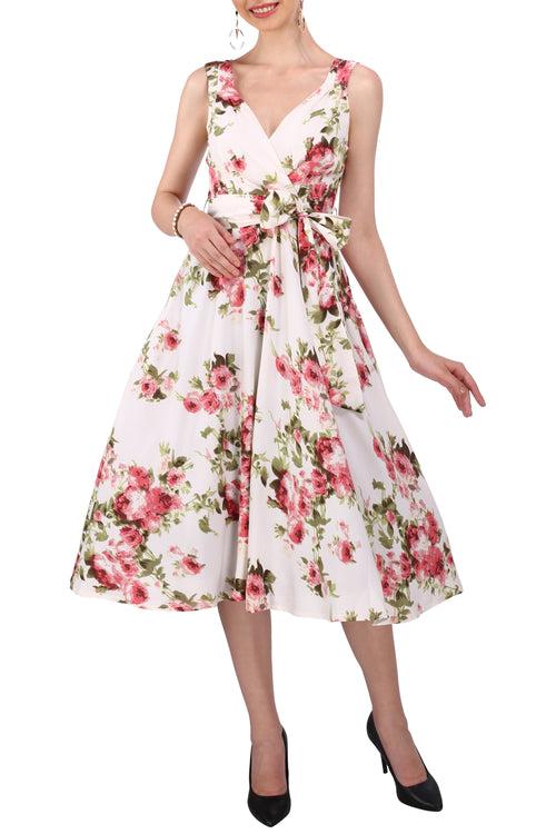 Dress 40s 50s Swing Vintage Rockabilly Ladies Womens Party Dresses Plus Size 6 - 18