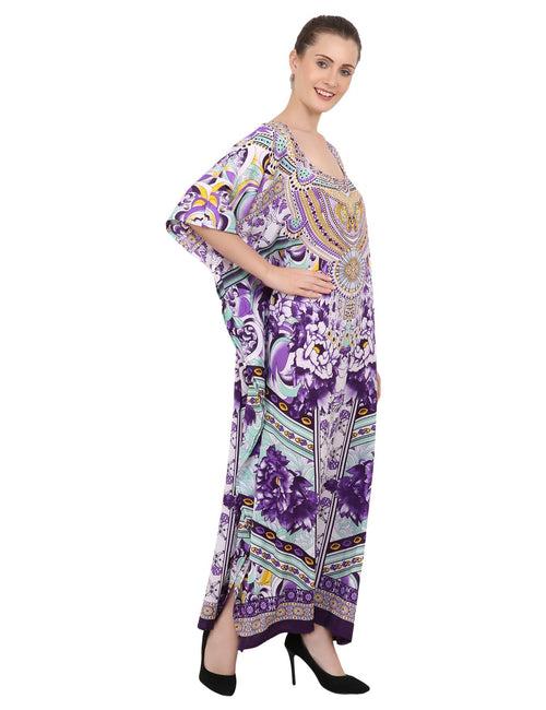 Womens Kaftans Kimono Maxi Style Dresses in One Size (133)