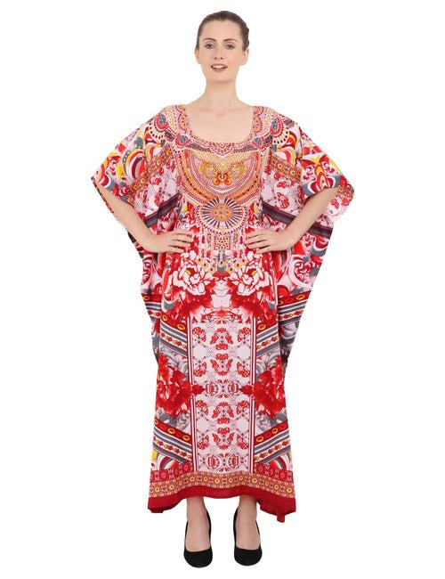 Womens Kaftans Kimono Maxi Style Dresses in One Size (133)