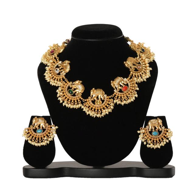 Temple Jewellery - Necklace (DD-R1N521MT)