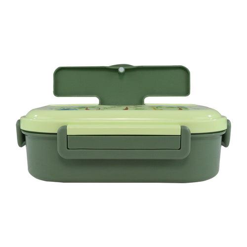 Smily kiddos Stainless Wildlife Theme Lunch Box -  Green- Large