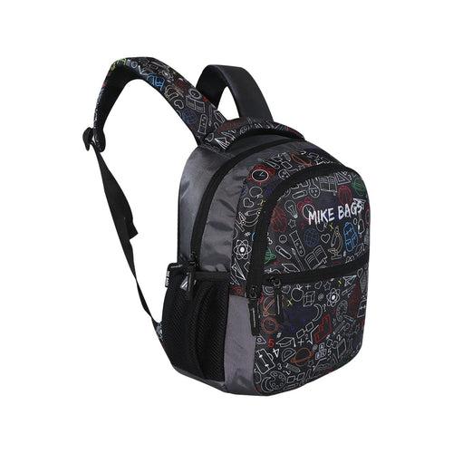 Mike Bags Wink School Backpack in Grey - Convenient 13 Liters Capacity