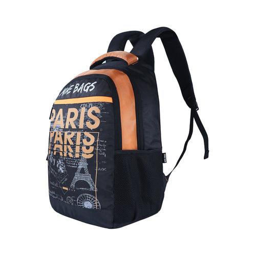 Mike Bags Exquisite Backpack in Black - 27 Liters Capacity