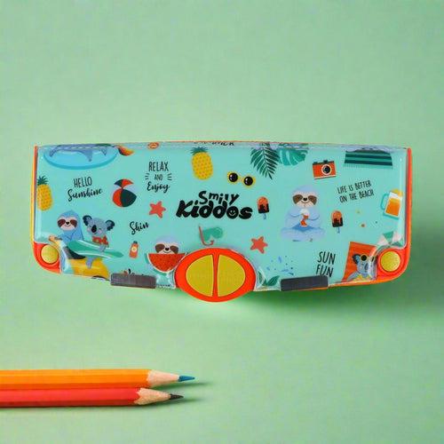 Smily Kiddos Pop Out Pencil box  Sweet Summer Theme- Green