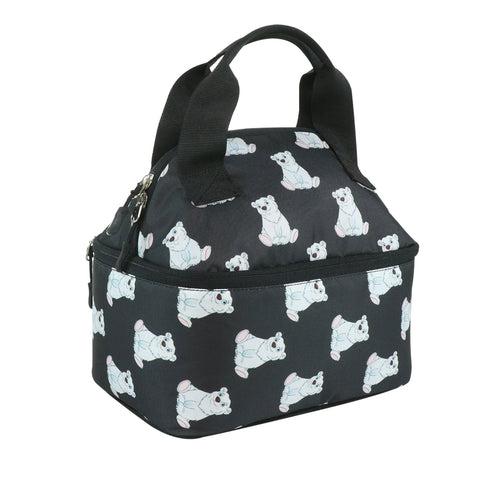 Smily Kiddos Double Decker Lunch Bag Panda Theme - Black LxWxH :25.5 X 17 X 20 CM