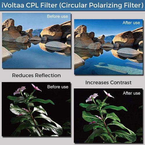 iVoltaa CPL and Star Burst (6) Mobile Camera Filter with Clip for All Smartphones