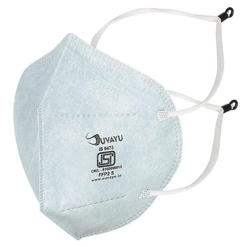 Suvayu N-95 ISI Certified A.I.I.M.S Approved 5-Layer FFP2 Mask - GREY