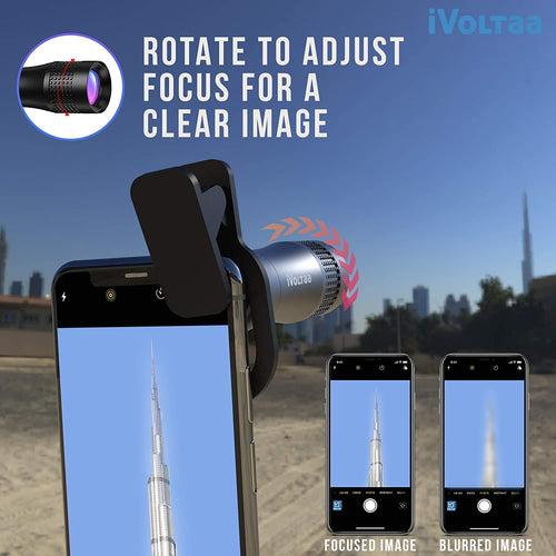 iVoltaa Pro-Kit Telephoto 14x Zoom Universal Mobile Lens