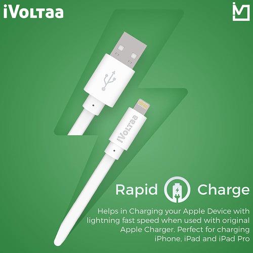 iVoltaa Zeus MFi Certified Lightning Cable - (3.3 Feet - 1M)