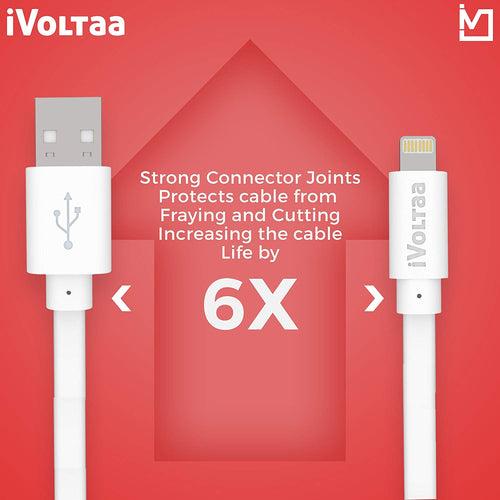 iVoltaa Zeus MFi Certified Lightning Cable - (3.3 Feet - 1M)