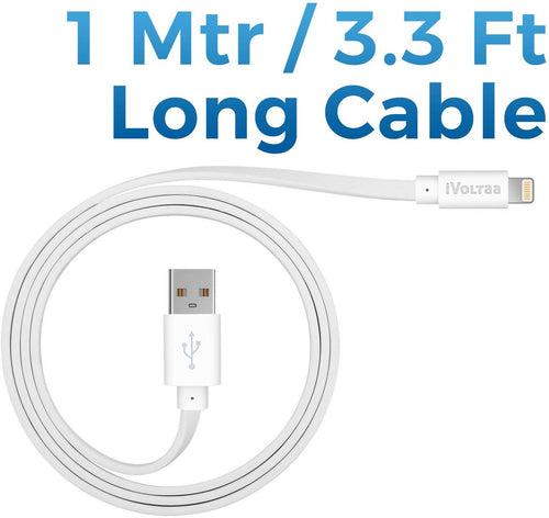 iVoltaa Zeus MFi Certified Lightning Cable - (3.3 Feet - 1M)
