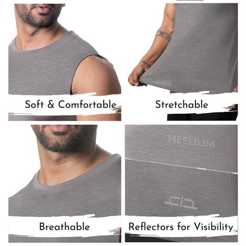 Bamboo Gym Vest for Men - Pack of 4