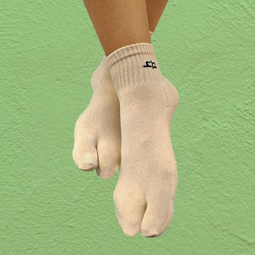 Bamboo Toe Ankle Socks for Women - 2 Pairs