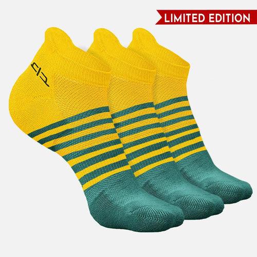 Bamboo Men Ankle Socks (Striped) - 3 Pairs