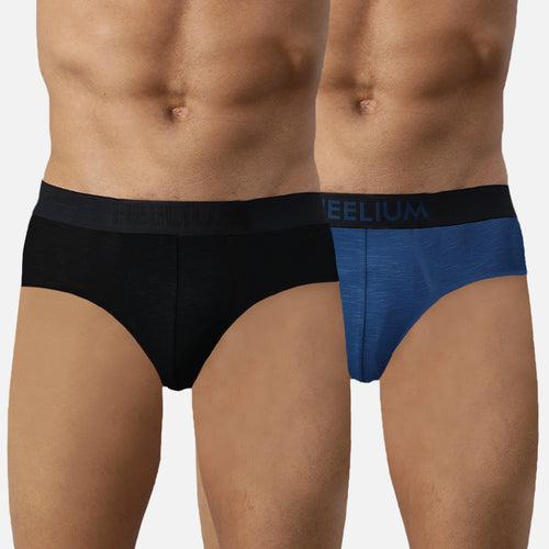 Heelium Bamboo Underwear Brief for Men - Pack of 2