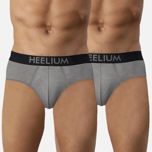 Heelium Bamboo Underwear Brief for Men - Pack of 2